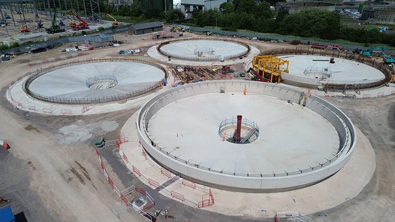 Aerial View Of Avonmouth Expansion Site