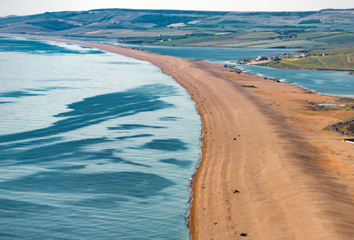 Aerial view of Chisel Beach